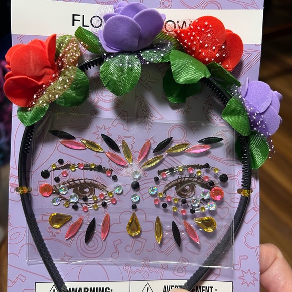 Day of the Dead Costume Kids Dia de Los Muertos Sugar Skull Fancy Dress - Picture 8 of 8